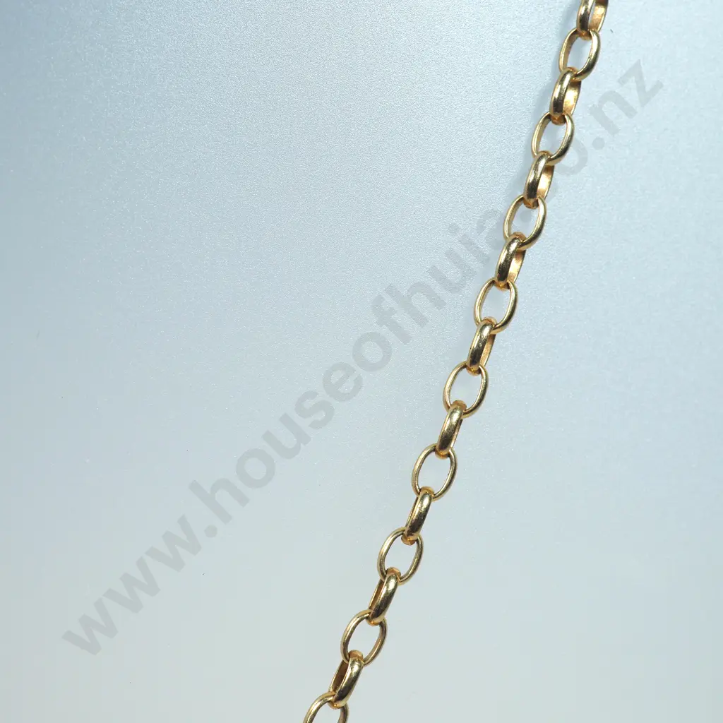 9ct Gold Belcher Necklace Image 1++