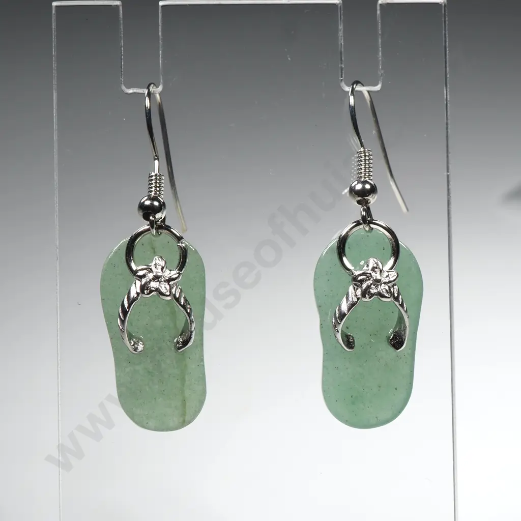 Twenty Pairs Stone Jandal Earrings Image 1++