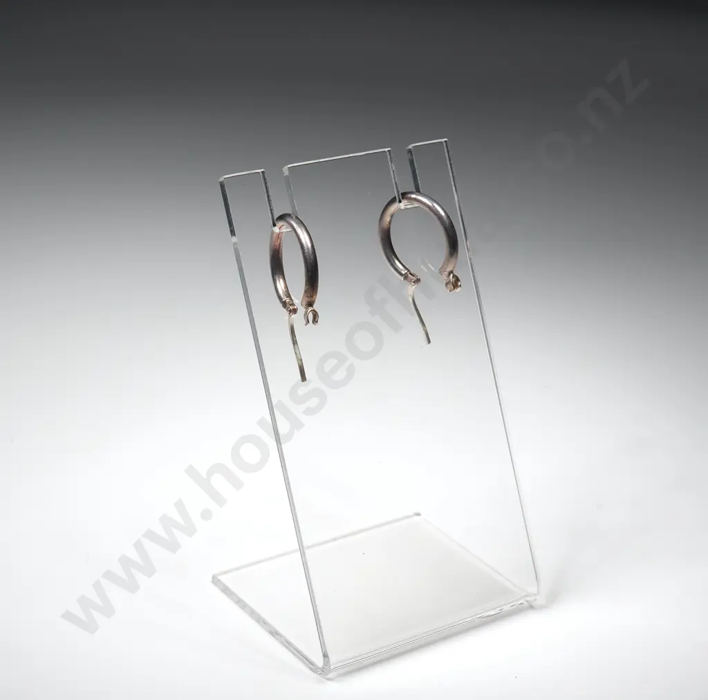 PaIr Of Sterling Silver Hoop Earrings Image 1++