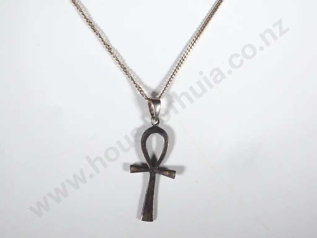 Sterling Silver & Celtic  Cross Pendant on Chain Image 1++