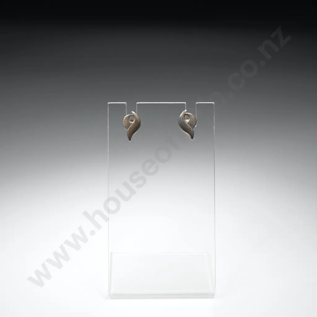 Pair Of Sterling Silver Earrings Image 1++