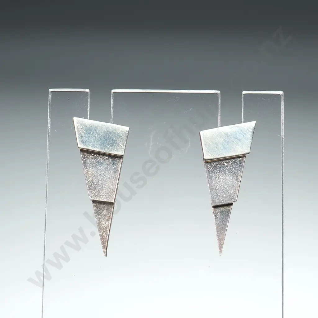 Sterling Silver Lightening Earrings Image 1++