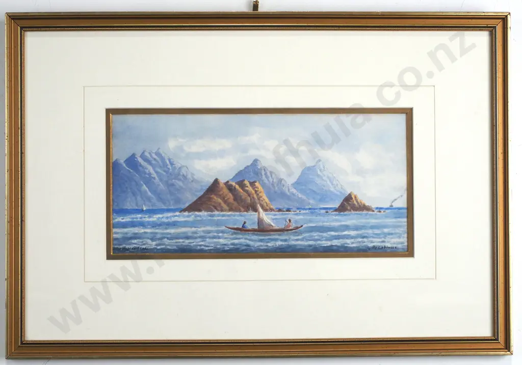 G De Labrosse - Whangārei Heads, Watercolour Image 1++