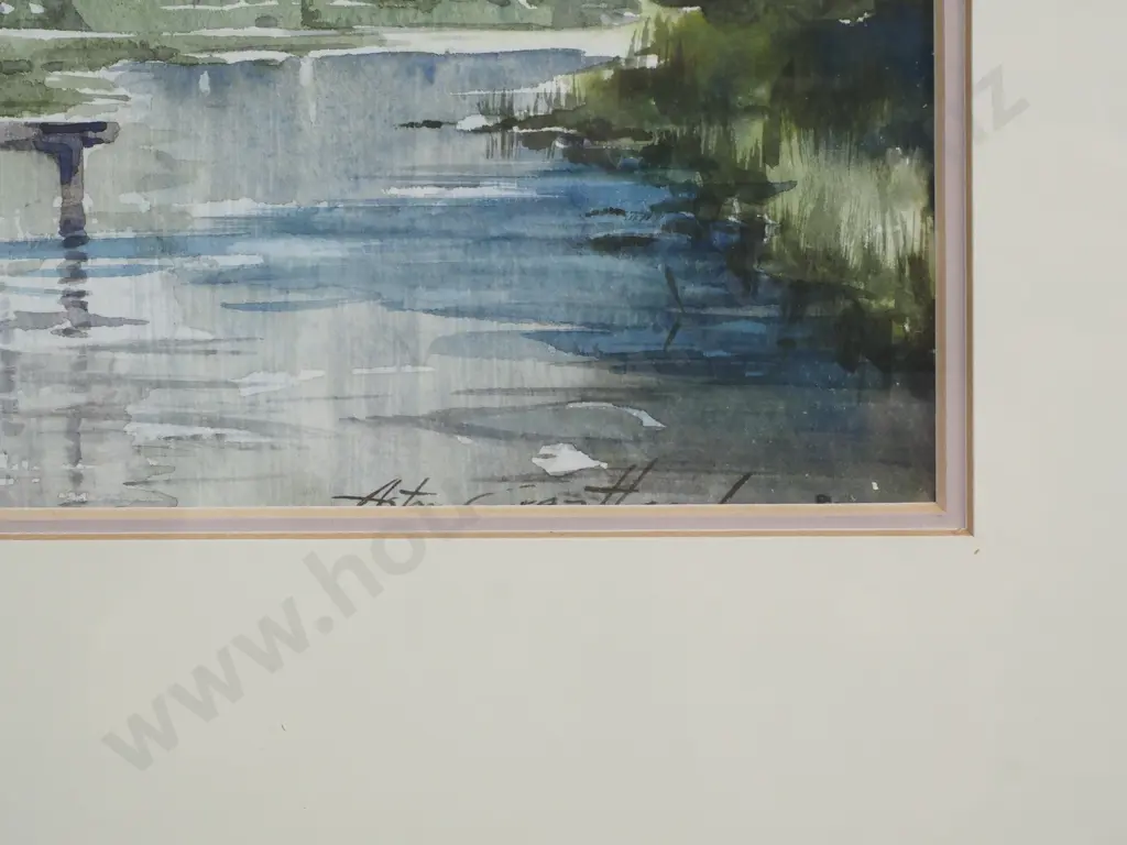 Aston Greathead -'The Arrow River ( England)', Watercolour Image 1++