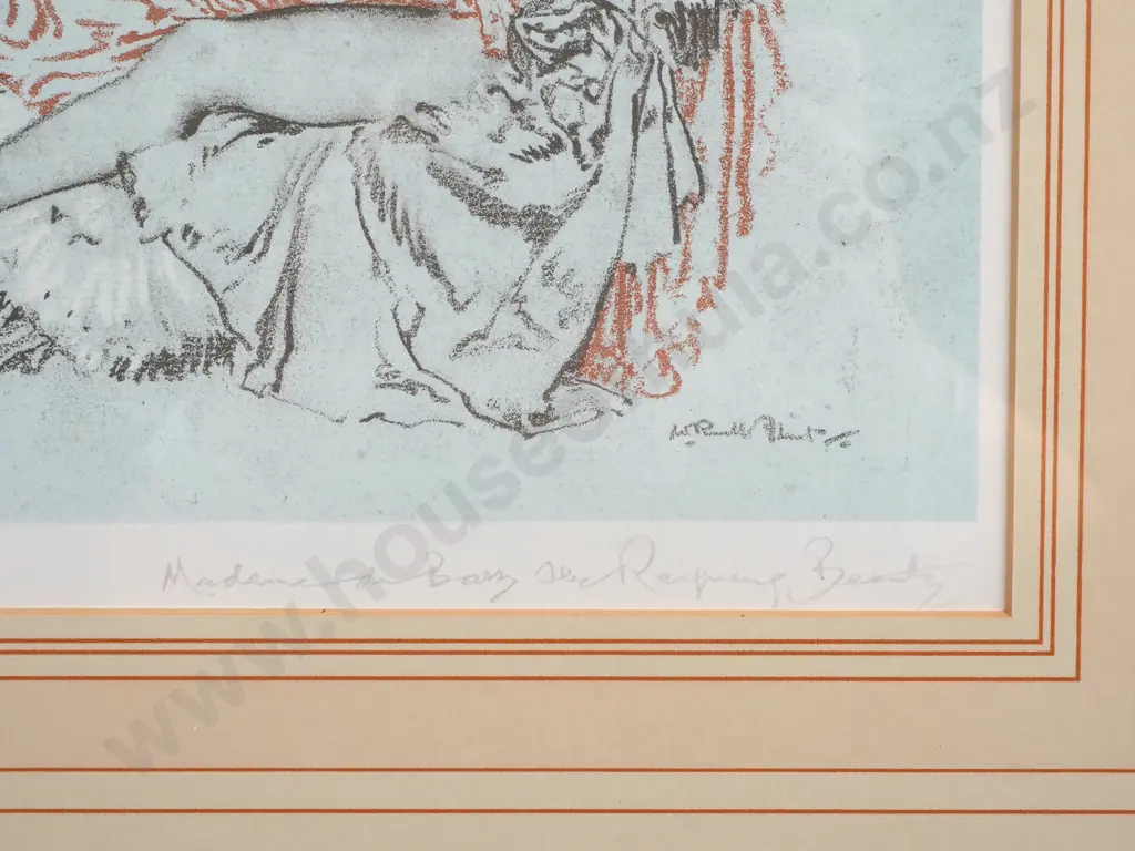Sir William Russell Flint - 'Madame du Barry as the Reigning Beauty', Print Image 1++