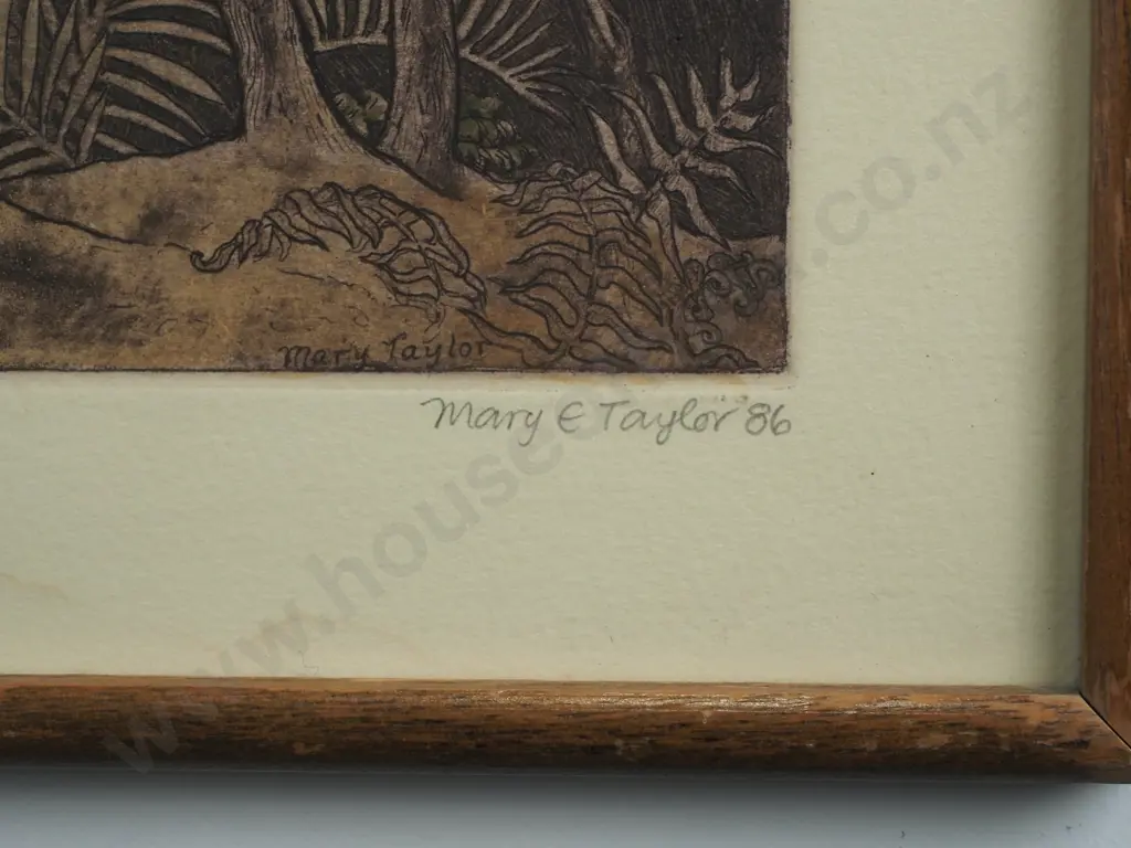 Mary E Taylor - 'Renaissance 11' Etching Image 1++