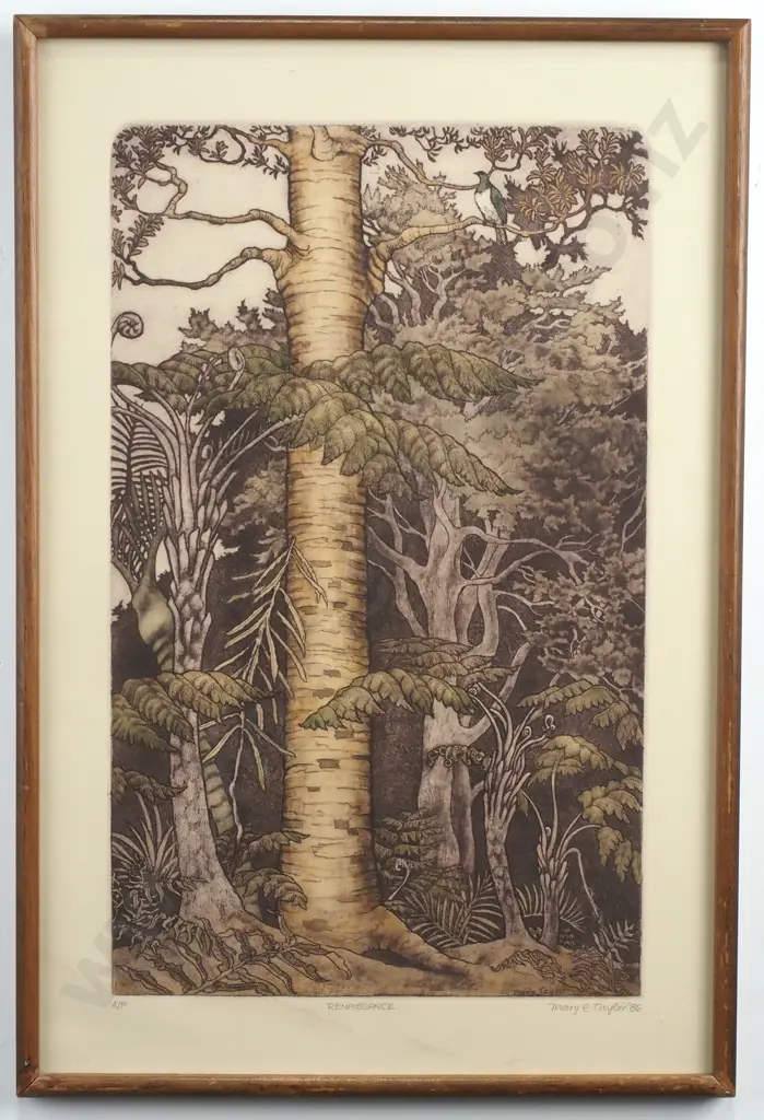 Mary E Taylor - 'Renaissance 11' Etching Image 1++