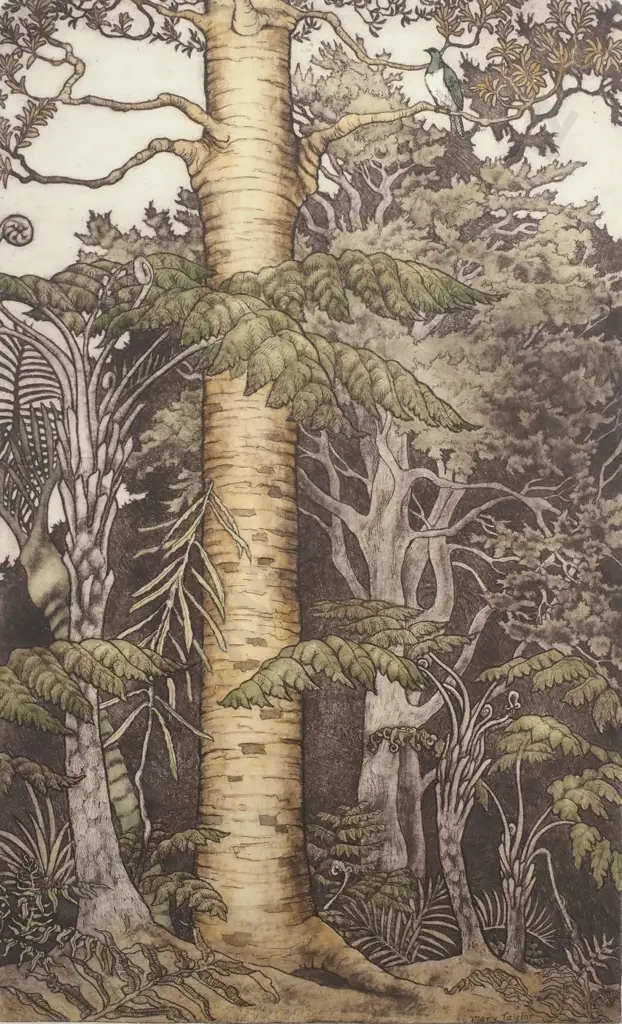 Mary E Taylor - 'Renaissance 11' Etching Image 1++