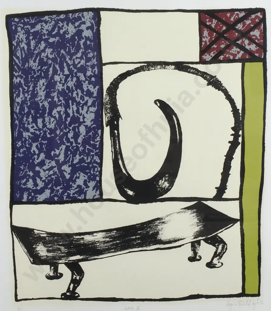 Dagma Dyck - Plate 1V, Screenprint on Paper Image 1++