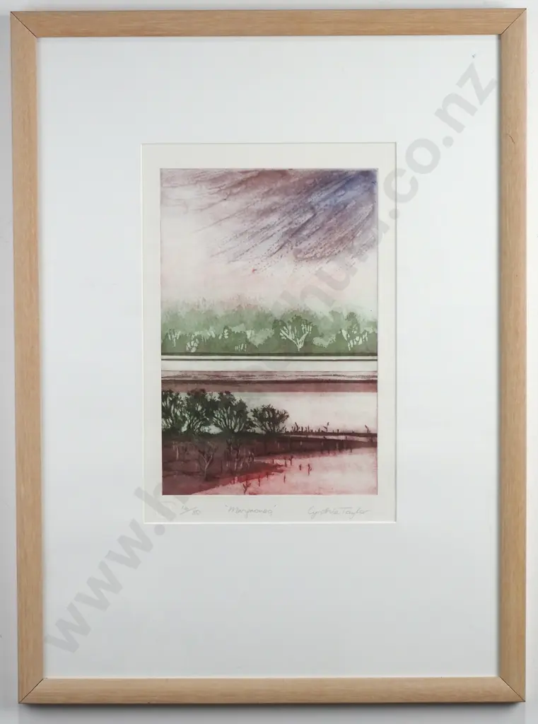 Cynthia Taylor - 'Mangroves', Etching on Paper Image 1++