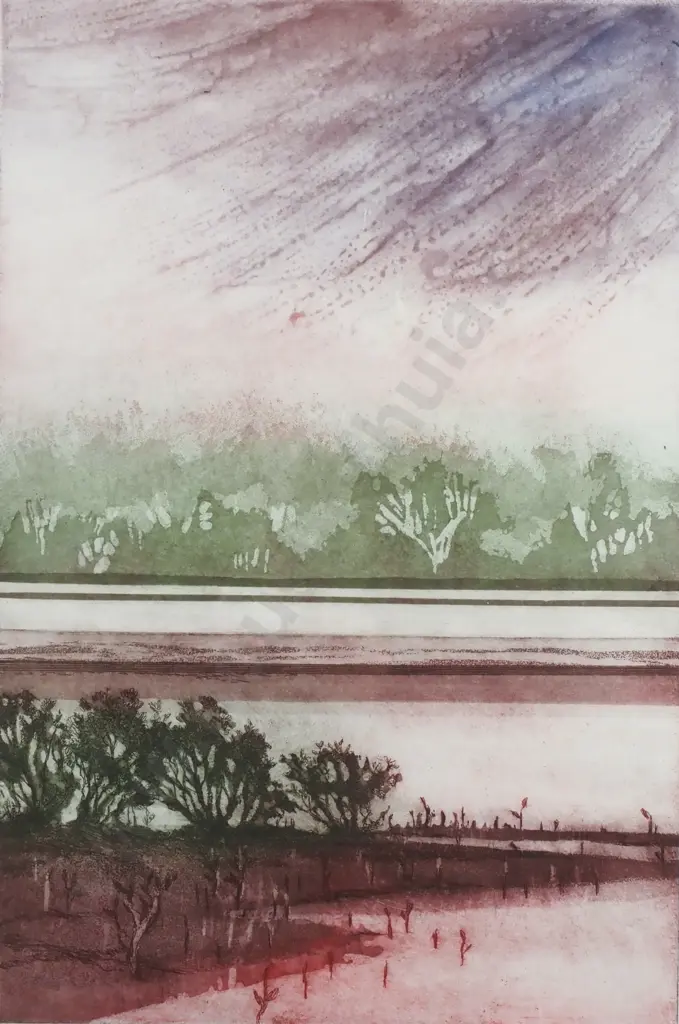 Cynthia Taylor - 'Mangroves', Etching on Paper Image 1++