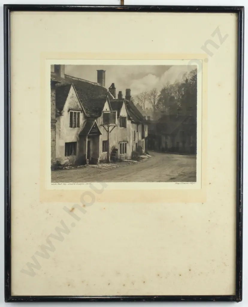 George Chance - White Hart Inn,Castle Coombe Wiltshire, Silver Gelatin Print Image 1++