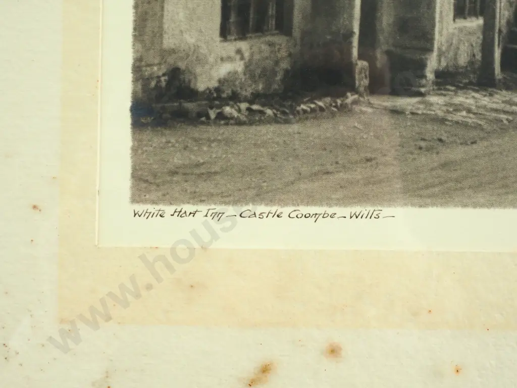 George Chance - White Hart Inn,Castle Coombe Wiltshire, Silver Gelatin Print Image 1++