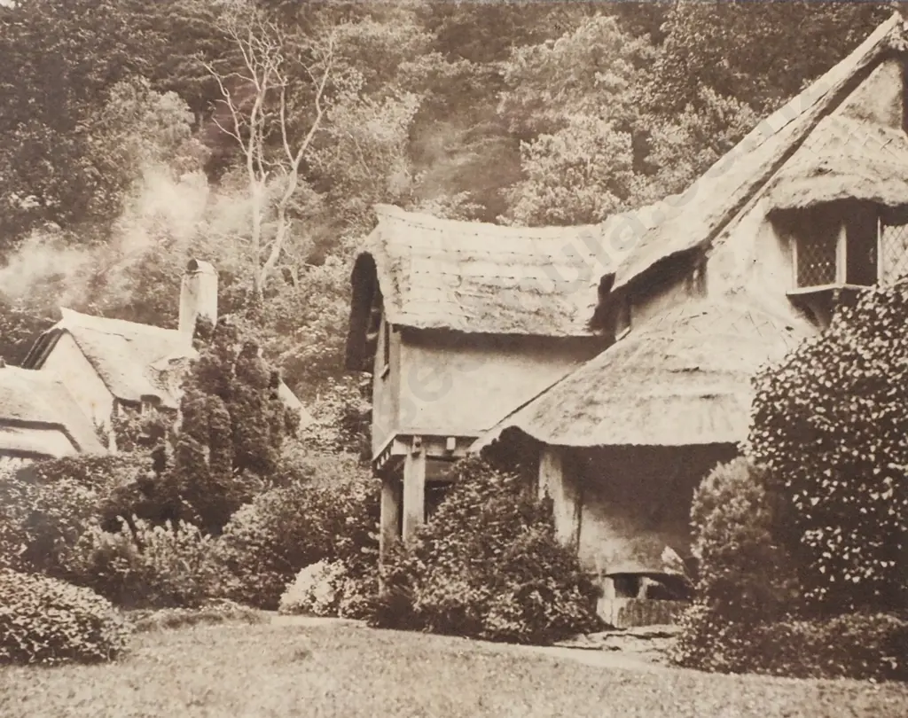 Attr. George Chance. Periwinkle Cottage, Somerset. Photo Print. Image 1++
