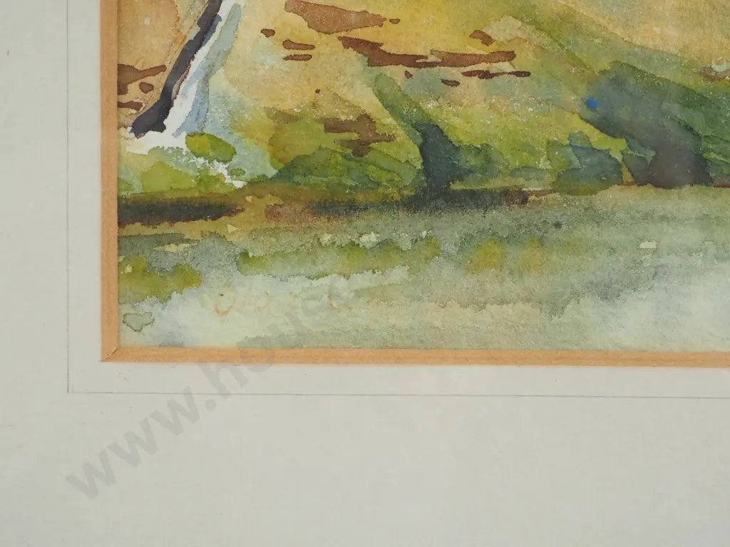 'Band Rotunda, Hagley Park', Watercolour on Paper Image 1++