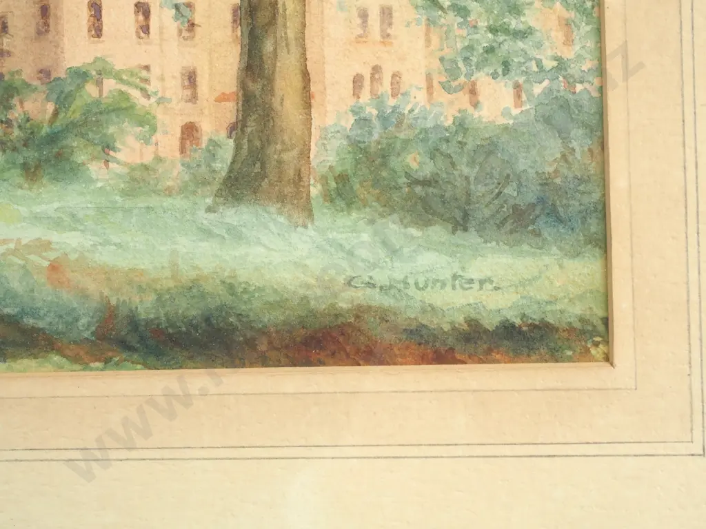 G. Hunter - 'Christchurch Nurses Home', Watercolour on Paper Image 1++