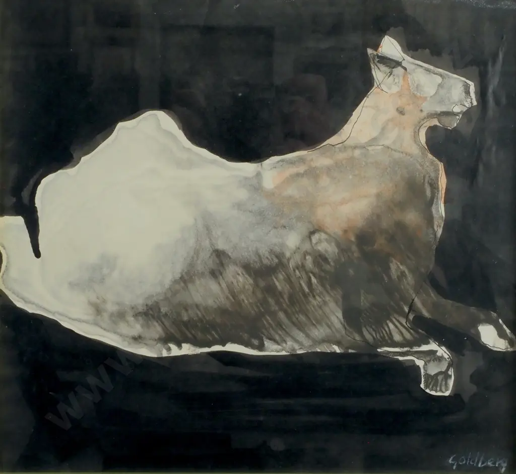 Suzanne Goldberg - Untitled, Watercolour & Ink Image 1++