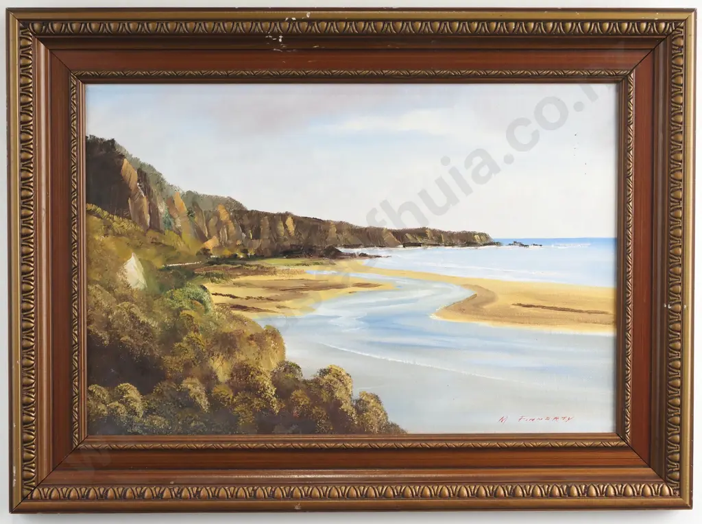 Michael Finnerty - Otago Landscape, Oil on Board Image 1++