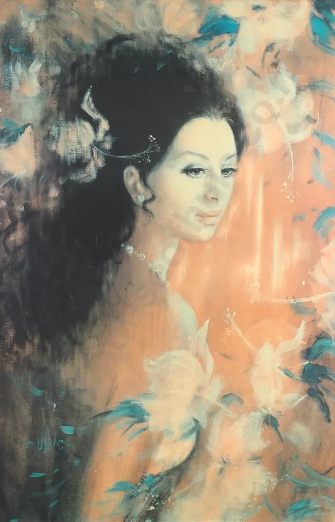 Ulric - 'Contessa', Mid Century Mod Print Image 1++