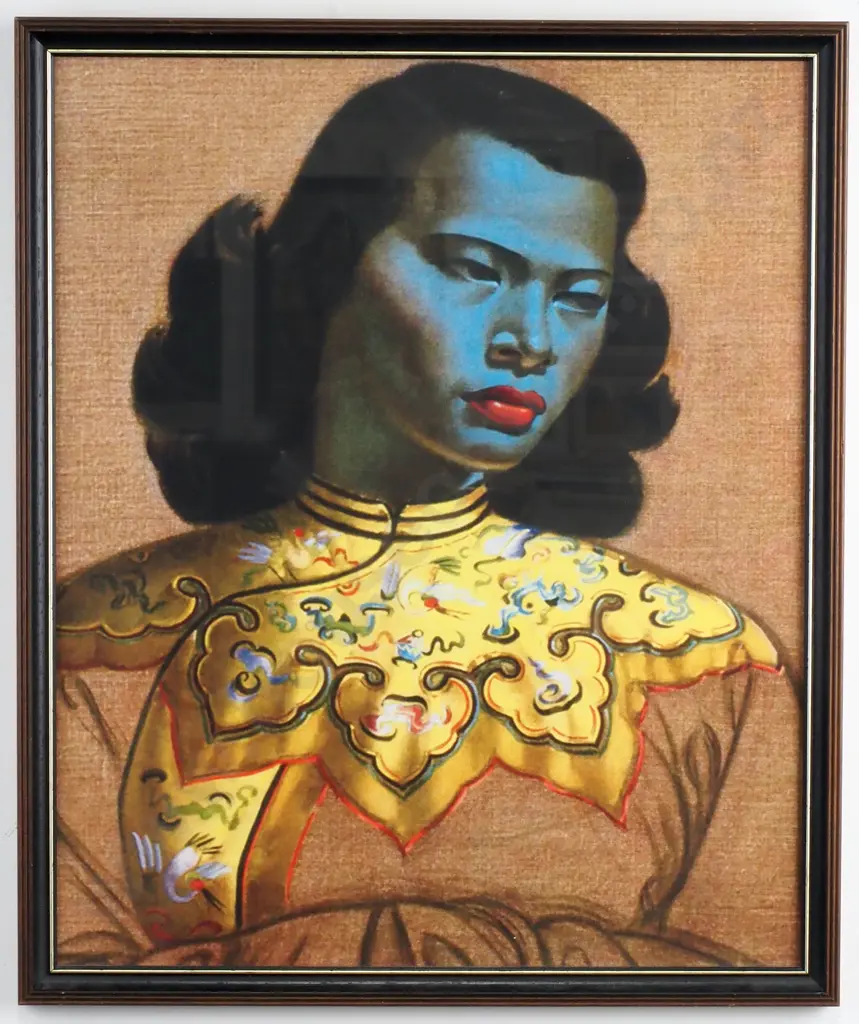 Vladimir Tretchikoff - The Green Lady, Modern Print Image 1++