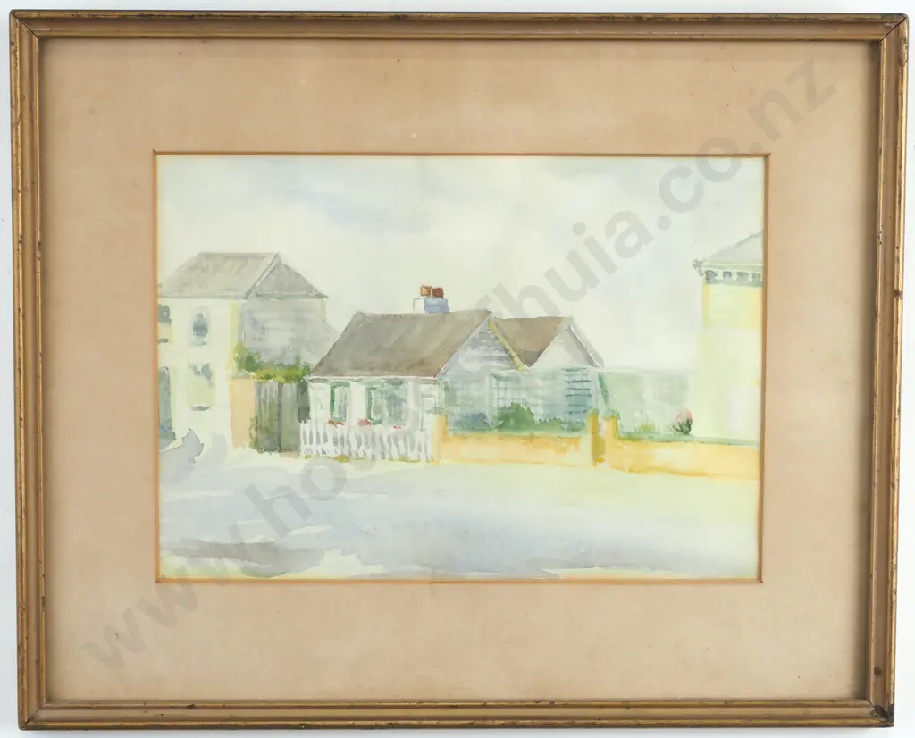 Unsigned - 'Mary's Friends House' - Watercolour on Paper Image 1++