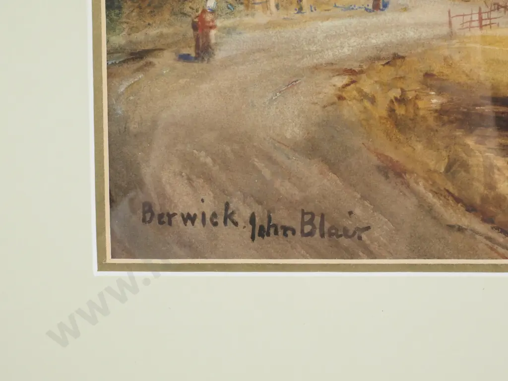 John Blair (1850-1934) - Berwick, Watercolour Image 1++