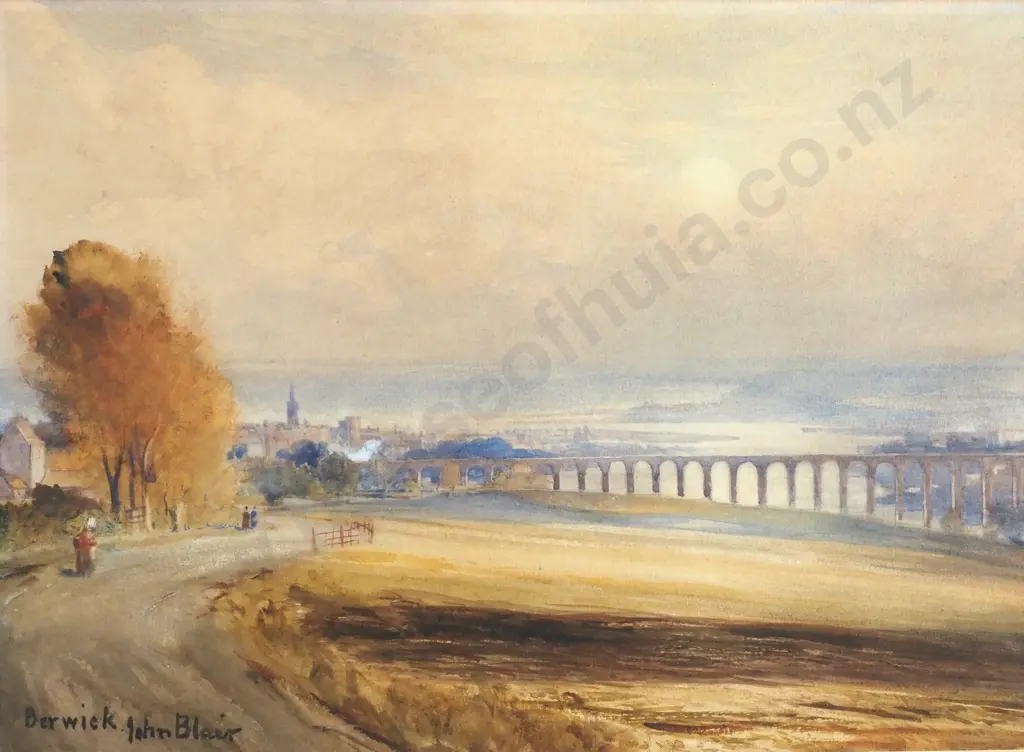 John Blair (1850-1934) - Berwick, Watercolour Image 1++
