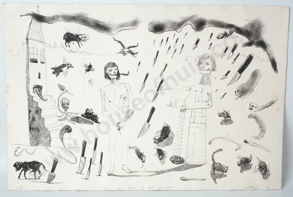 Jason Greig - Punish Your Future to Spite Your Past, Lithograph Image 1++