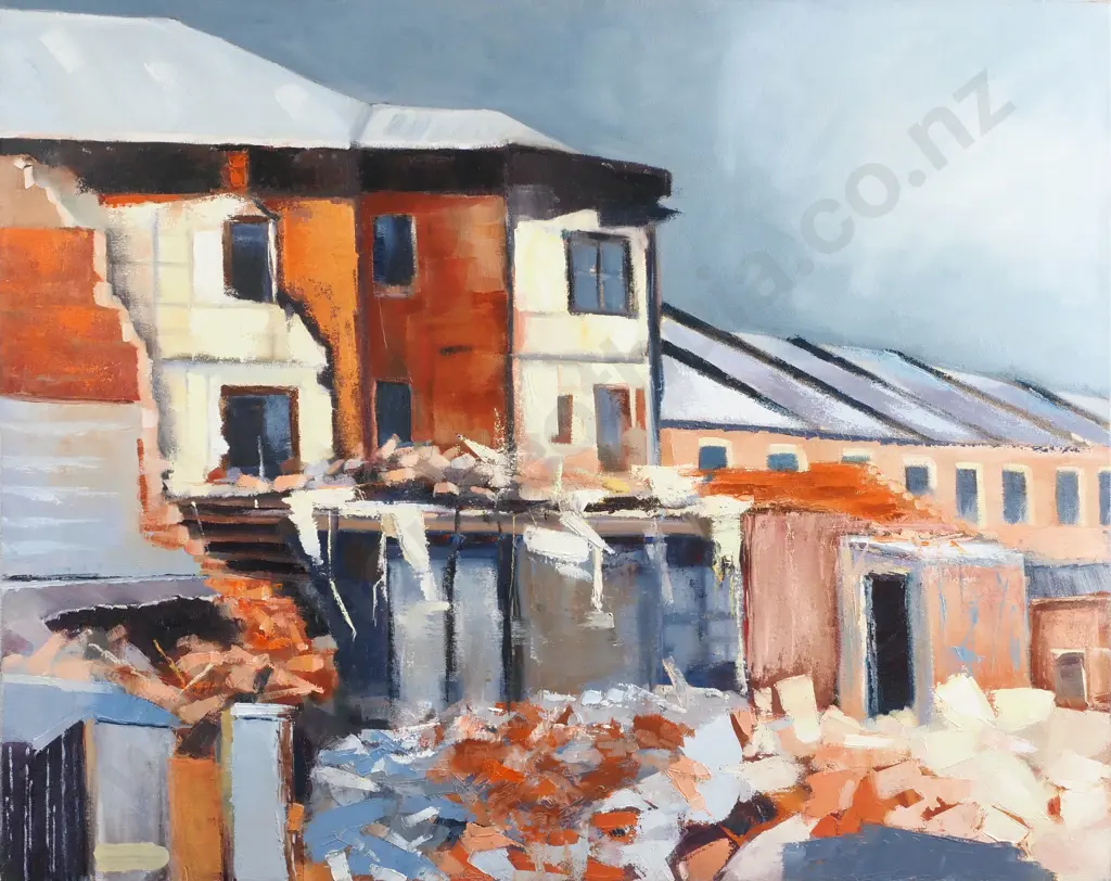 Amanda Nurse - 'Seismic Rubble, The Art of Demolition', Acrylic on Canvas (2014) Image 1++