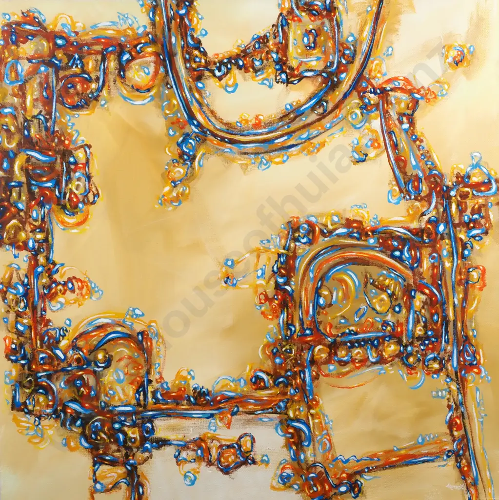 Keith Morant : 'Dvorakiana' Acrylic On Stretched Canvas Image 1++