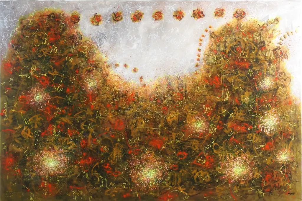 Keith Morant : 'Parnassus' Acrylic On Stretched Canvas Image 1++