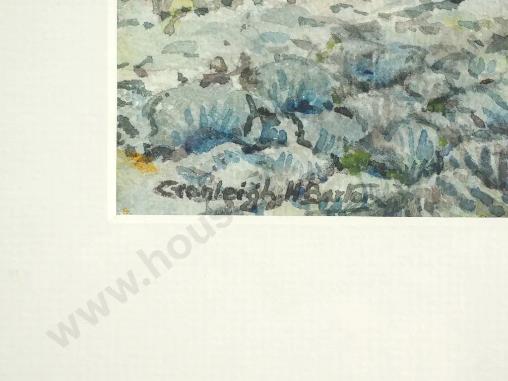 Cranleigh H. Barton ' The Cabbage Patch, Monkton, Kent', Watercolour on Paper Image 1++