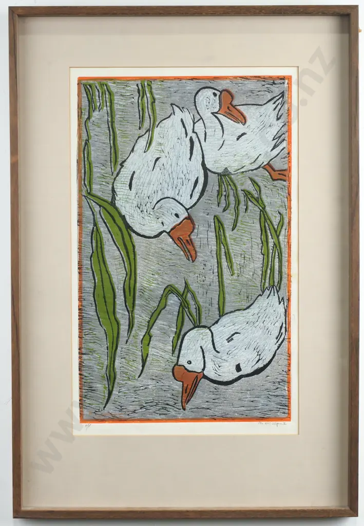 M McAlpine - Geese, Limited Edition PrintA/P Image 1++
