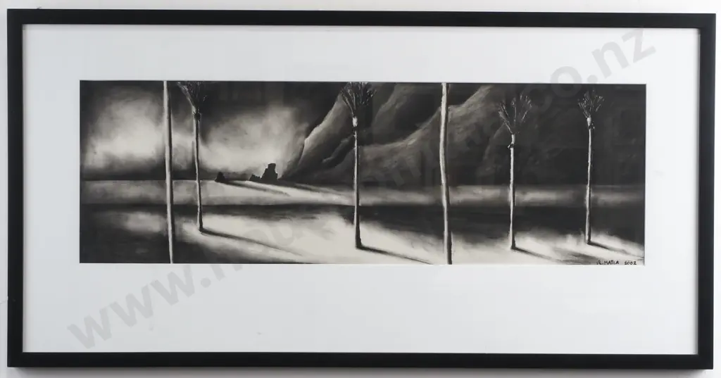 R Matla - Untitled, Charcoal Image 1++