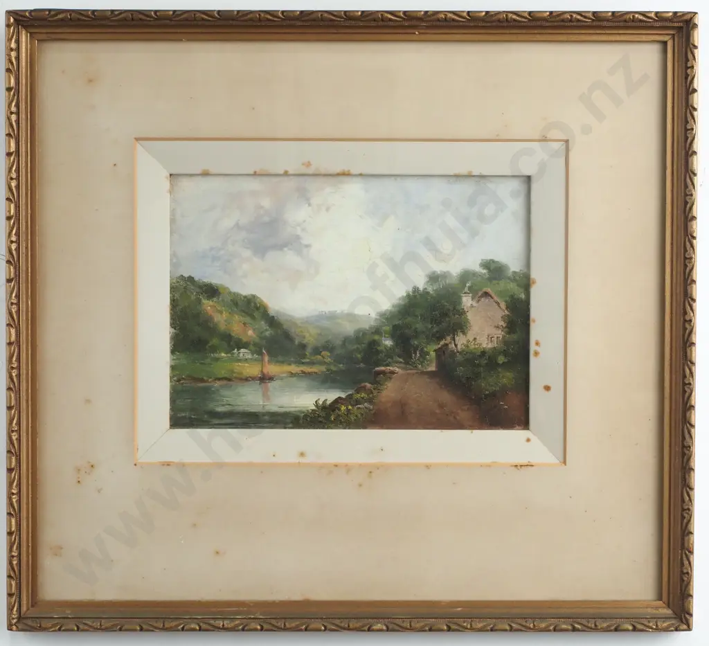 Artist Unknown - English Country Scene, Oil Image 1++