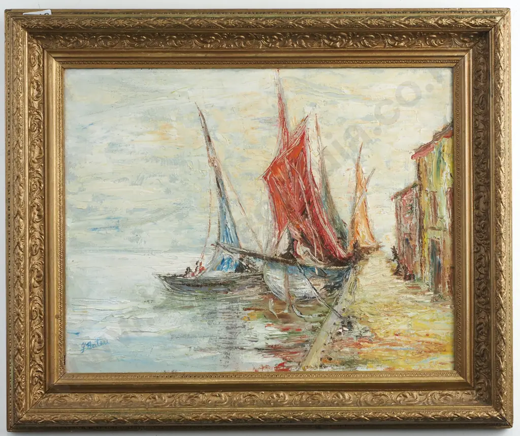 Janine Bateu - Yachts, Oil Image 1++