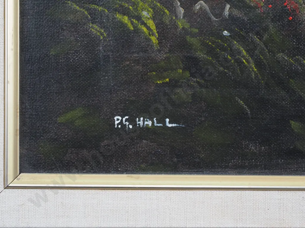 P.G. Hall - "George Sound', Acrylic on Board Image 1++
