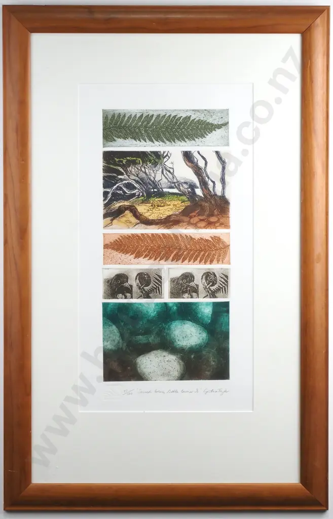Cynthia Taylor - Sacred Grove, Little Terrier Island, Etching on Paper Image 1++