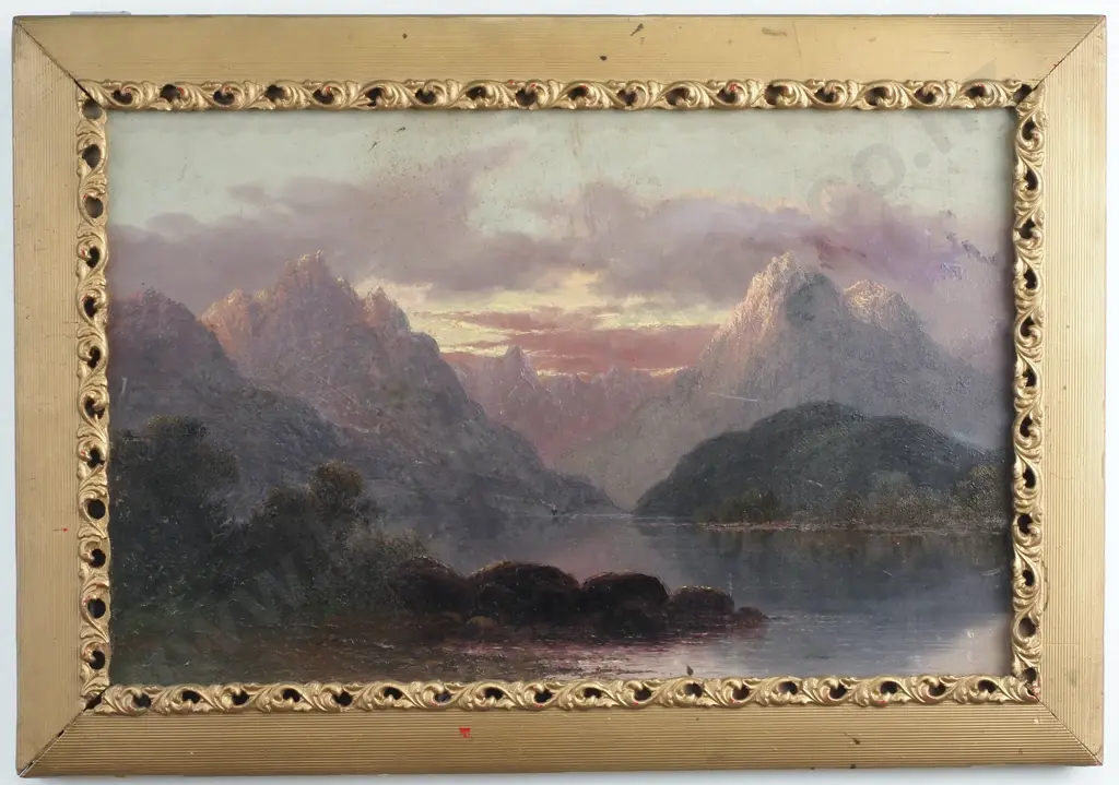 Artist Unknown - Early Colonial NZ Scene, Oil Image 1++