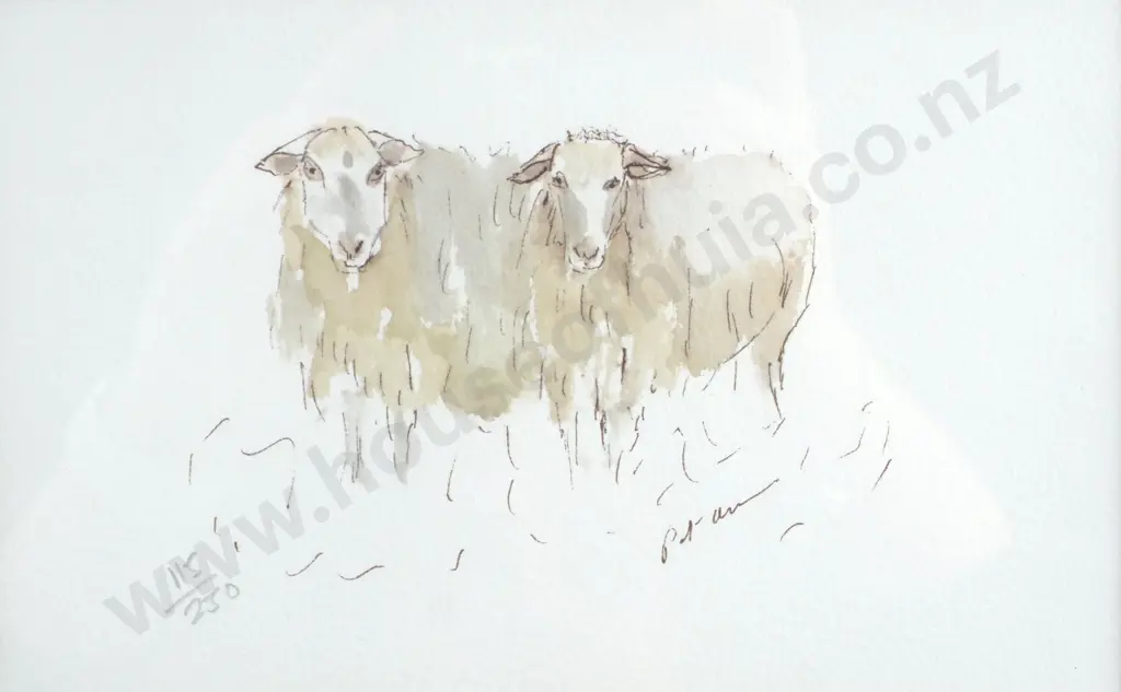 Pat Owen- Sheep, Limited Edition Print Image 1++