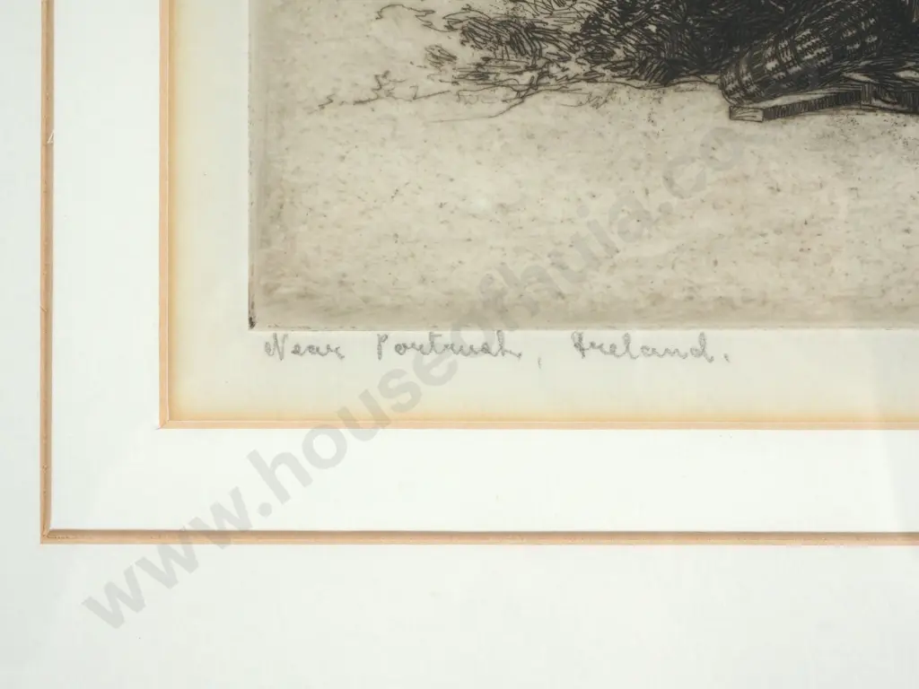 Ivan M. Garden -'Near Portrush, Ireland', Etching Image 1++