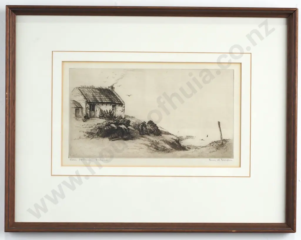 Ivan M. Garden -'Near Portrush, Ireland', Etching Image 1++