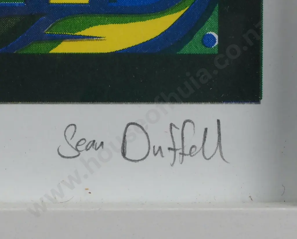Sean Duffell - 'Te Waiharakeke', Risograph Ltd Edition Print 15/20 Image 1++