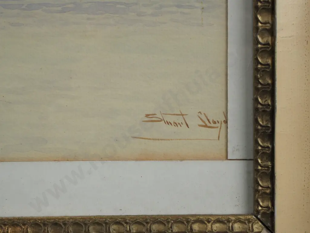 William Stuart Lloyd - 'From the Canal, Chichester' - Watercolour Image 1++