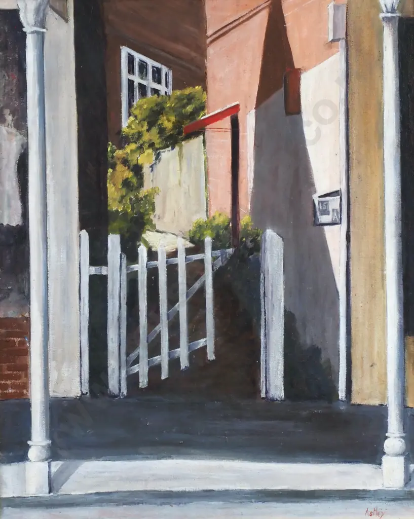 LM Astley- Urban Street Scene, Oil Image 1++