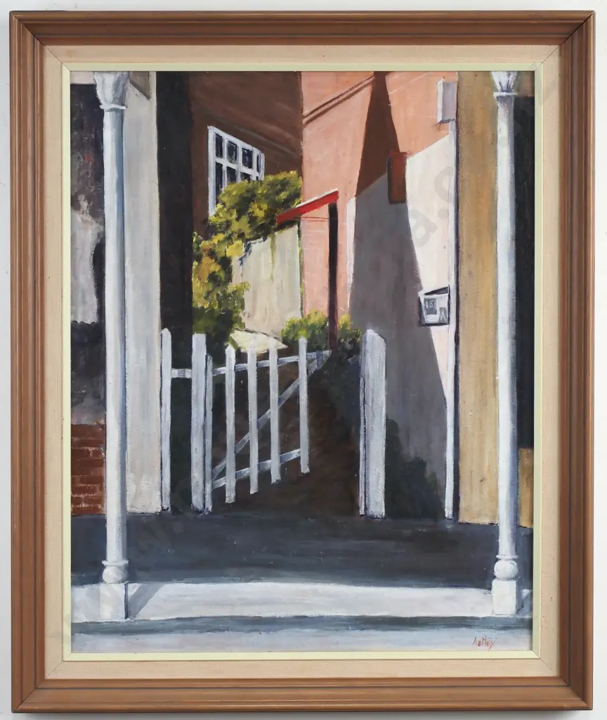 LM Astley- Urban Street Scene, Oil Image 1++