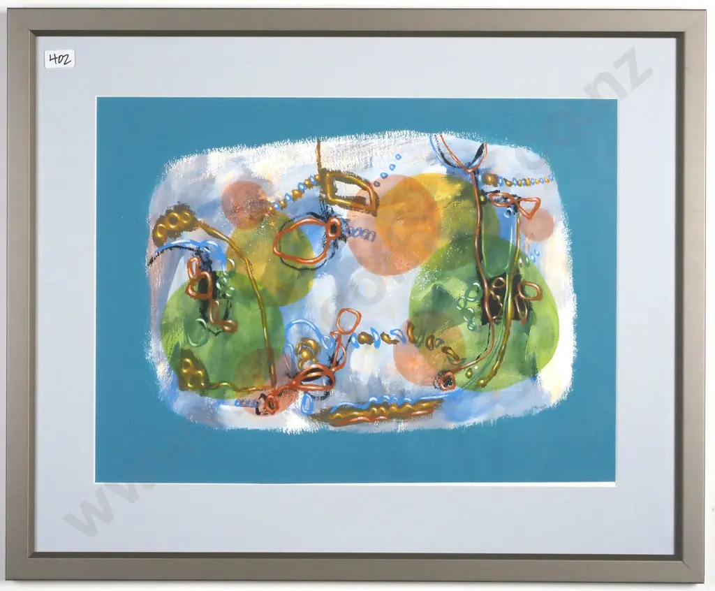 Keith Morant : 'Winter Conclusion' Acrylic And Watercolour On Paper Image 1++