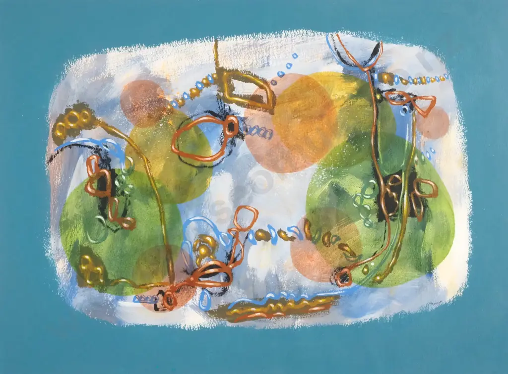 Keith Morant : 'Winter Conclusion' Acrylic And Watercolour On Paper Image 1++