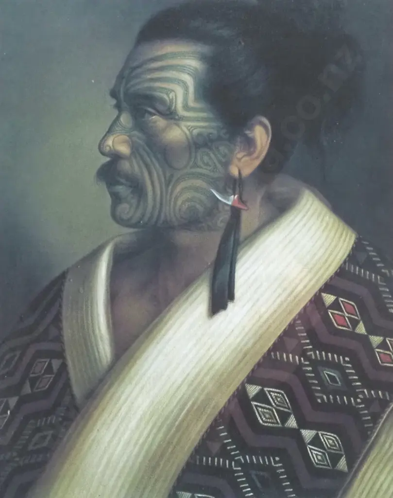 Gottfried Lindauer - Kamariera Te Hau Takiri Wharepapa, Print Image 1++
