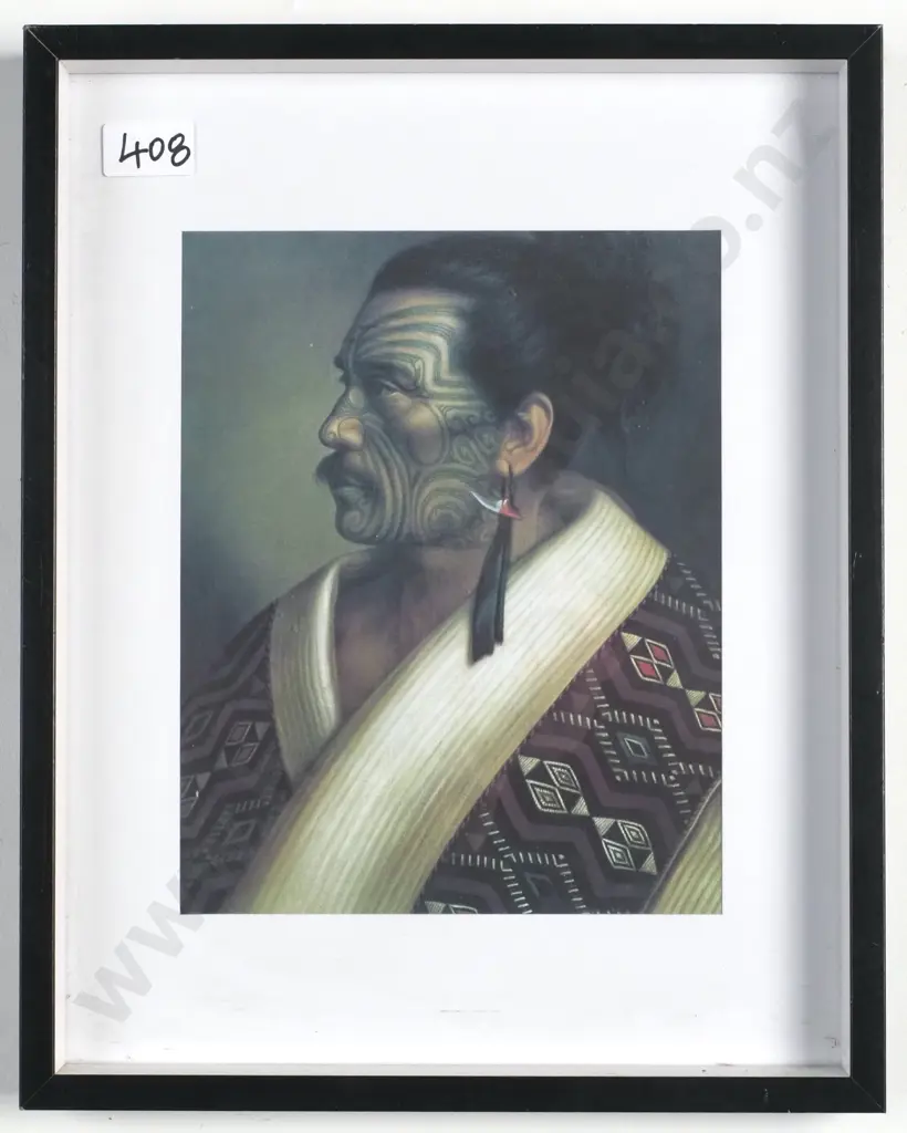 Gottfried Lindauer - Kamariera Te Hau Takiri Wharepapa, Print Image 1++